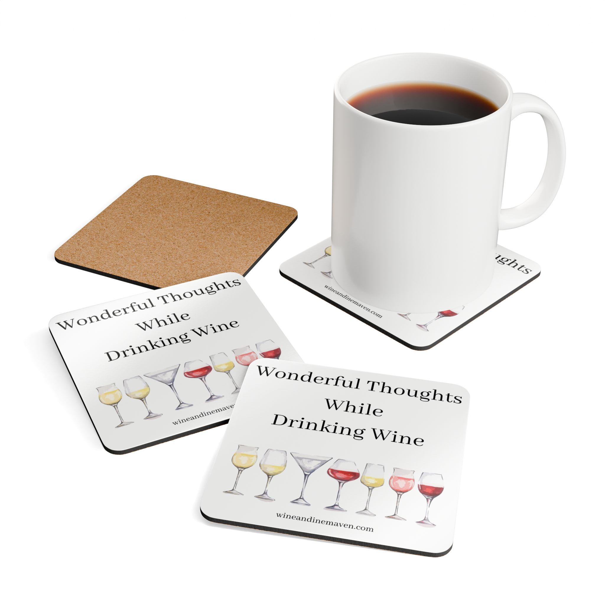 Corkwood Coaster Set - Image 4